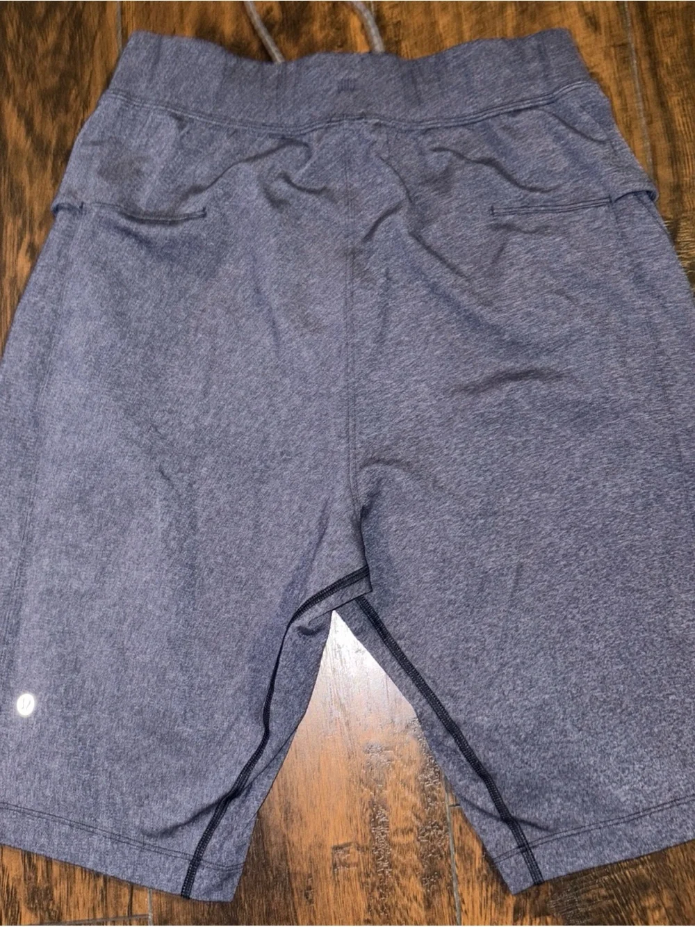 Lululemon Men's Athletic Heather Navy Performance Shorts